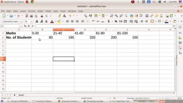 CA P13 # Column Chart | LibreOffice Calc смотреть онлайн