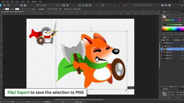 Affinity Designer Tutorial - Game Art & Character creation - from Vector to Pixel with just circles смотреть онлайн