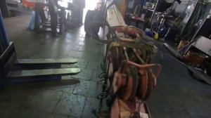 Замена внутристрелового троса на кране Unic 370. ИП Волошин М. В.