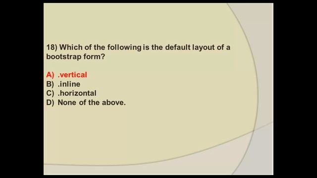 Most Important & Common Bootstrap Question Answer For Interview & Exam Bootstrap MCQ's | part 1 смотреть онлайн
