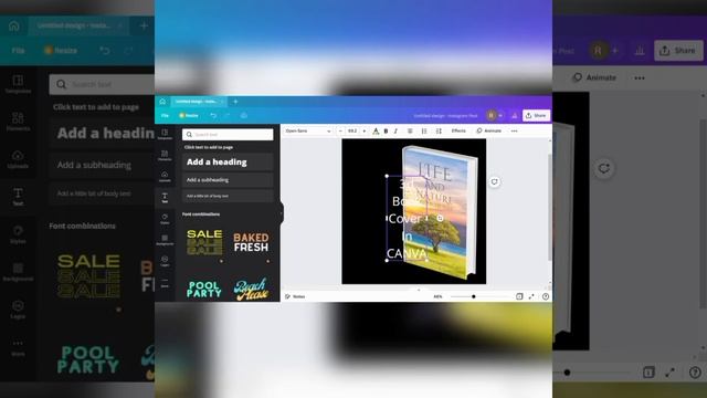 Design 3D Book Cover in Canva | Canva tutorial 4 for beginners смотреть онлайн