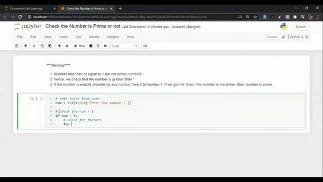 Python Program to Check Prime Number | Data Enthusiast | Python Basics Tutorials смотреть онлайн