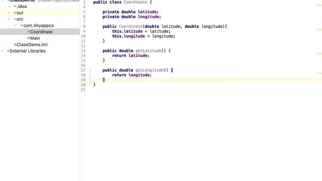Creating a Class for data storage in Java смотреть онлайн