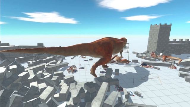 Castle Tournament with deadly teams - animal revolt battle simulator смотреть онлайн