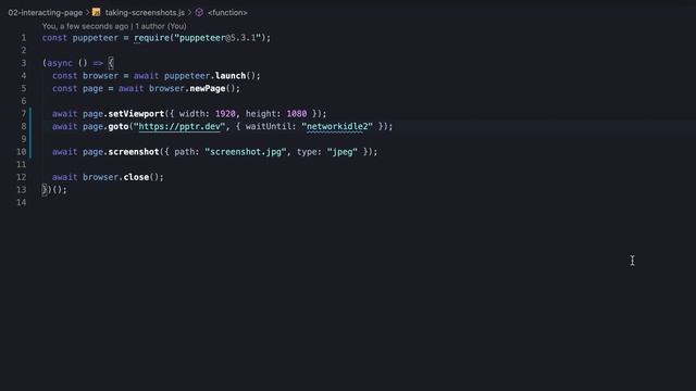 Puppeteer - Taking a Screenshot of the Page смотреть онлайн