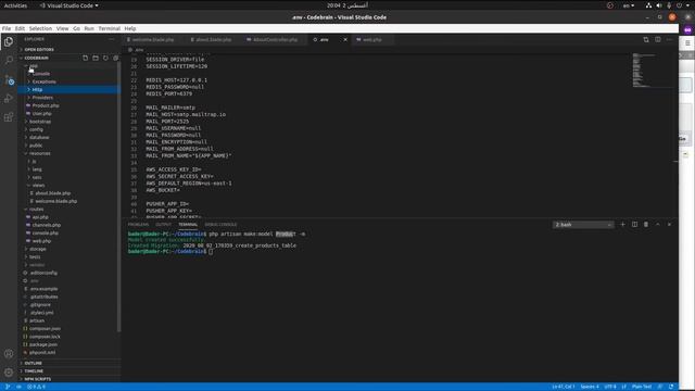 Laravel basics Course - Connect Laravel to MySql database and migration #7 смотреть онлайн