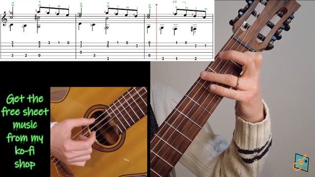 [Practice with me] Angels we have heard on high (Free sheet music) смотреть онлайн