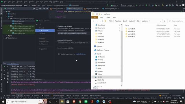 Generate JavaDoc for Android Studio Project смотреть онлайн