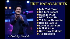 Udit Narayan hits. Evergreen Songs of Udit Narayan- Manish Musical Box