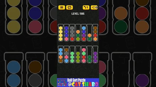 Ball Sort Puzzle Level 1185 ?No Extra Tubes?Game Walkthrough? #Stay Home And Fun Play #WithMe смотреть онлайн
