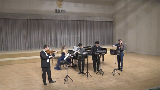 Rimsky-Korsakov. The Flight Of The Bumblebee. Arrangement For Violin, Viola, Flute, Clarinet, Piano