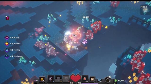 Getting to level 200 in Minecraft dungeons! смотреть онлайн