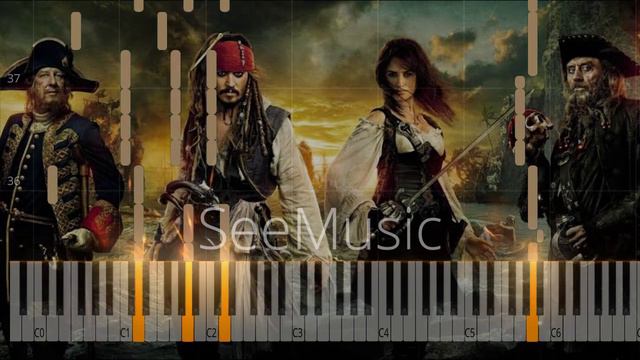 pirates of the caribbean theme in keyboard notes II in infinity studio's II with free midi file. смотреть онлайн