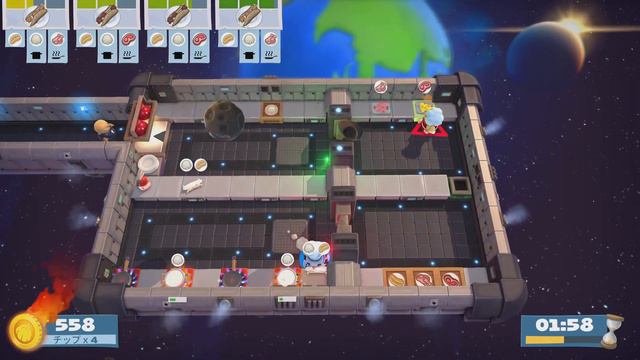 Overcooked - オーバークック１  5-3  ★４