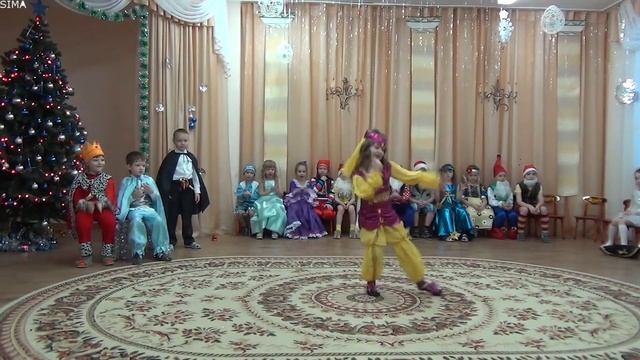 Новогодний утренник в детском саду . Восточный танец. смотреть онлайн