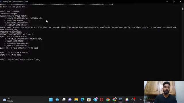 Library Management System | Creating Data base in Mysql |Java and Mysql | Part -3 смотреть онлайн