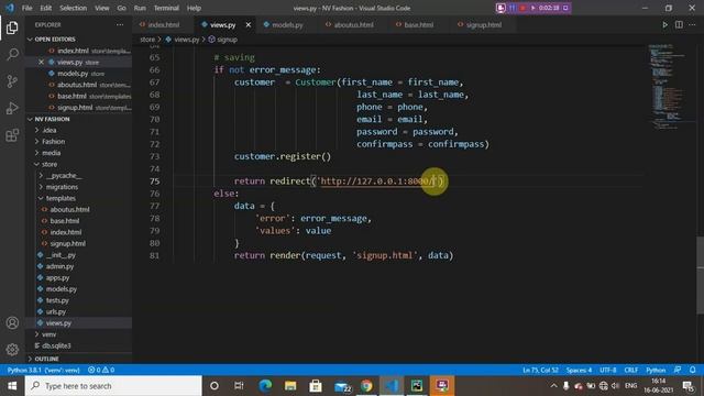 Redirect To Home Page #31 | E-commerce Website | Python Django Tutorial In Hindi смотреть онлайн