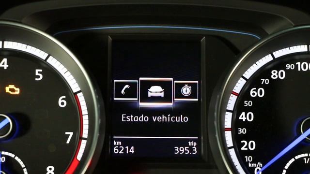 Volkswagen Golf R. Modelo 2014. Cuadro de instrumentos смотреть онлайн