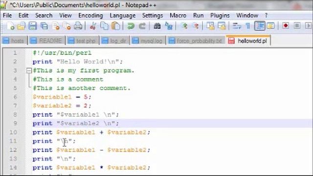Perl Video Tutorial #1 смотреть онлайн