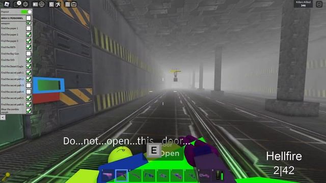 Как сделать все задания от персонала в Зоне 51? | Roblox Area 51