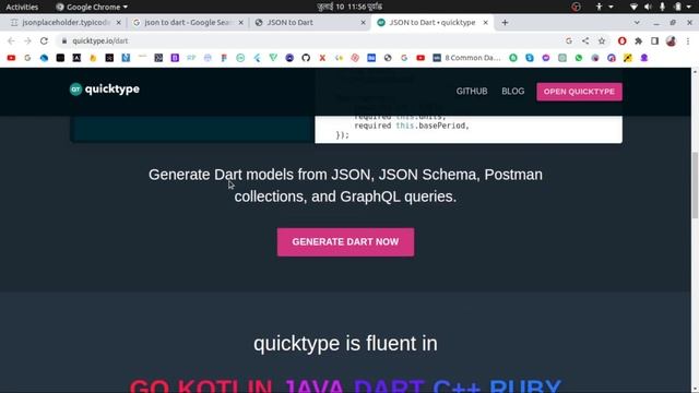 JSON to Dart Class || Easy way to convert JSON to Dart Flutter смотреть онлайн