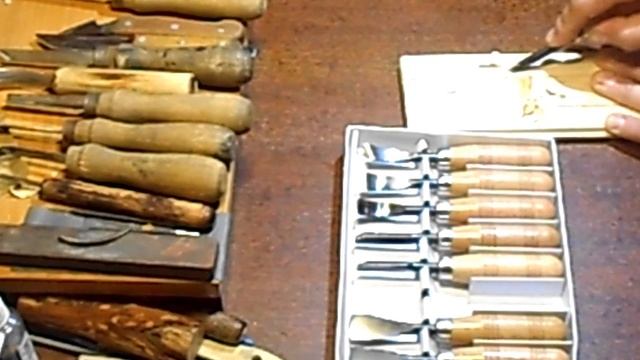 Резцы по дереву из Китая. Chinese cutters on wood. смотреть онлайн