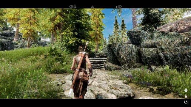 TESV: Skyrim - Combat Animation Mod: Heavyblade Power Attack Foward Animation Replacer смотреть онлайн