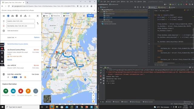 Python Automation - Google Maps Data Scraping смотреть онлайн