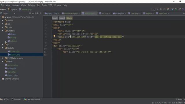 10 set header footer to files of admin folder смотреть онлайн