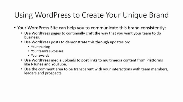 Using Wordpress To Create Your Unique Brand | Online Course in English.. смотреть онлайн