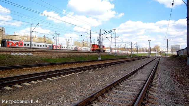 Маневровый тепловоз ЧМЭ3-5245 (ТЧЭ-2) следует резервом. смотреть онлайн