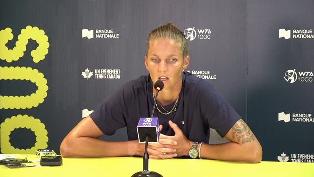 PRESS CONFERENCE: Karolina Pliskova (d. Sorribes Tormo) National Bank Open 2021 – QF смотреть онлайн