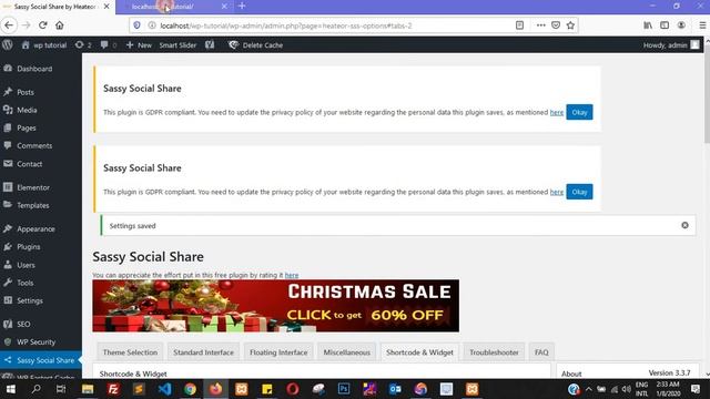 Best Social Media Share Plugin For Wordpress - WordPress Tutorial in Hindi Part - 44 смотреть онлайн