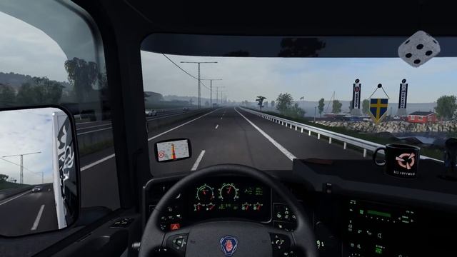 ETS2 1.31 - Scania T Series Tandem - Scandinavian Gigaliner 25m - ProMods - Driving in Sweden смотреть онлайн