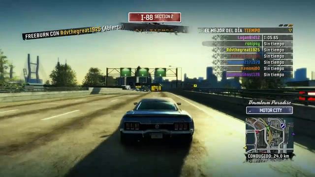ASI ERA EL MULTIJUGADOR ONLINE DE BURNOUT PARADISE EN PS3 ! смотреть онлайн