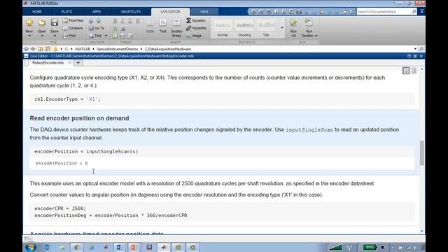 Measure Angular Position with a Rotary Encoder Using National Instruments DAQ Hardware смотреть онлайн