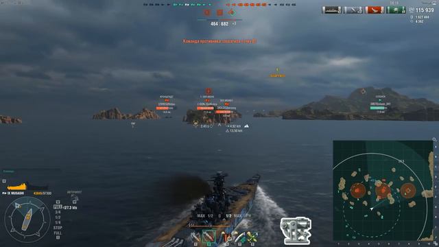 Обзор линкора Musashi // Силен и опасен! смотреть онлайн