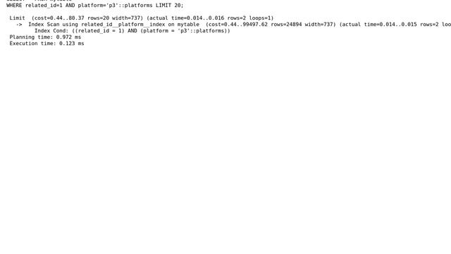 Databases: SELECT very slow when no results and a LIMIT is specified смотреть онлайн