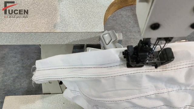 FC-928-DD Triple Needle Feed off the Arm Chain Stitch Sewing Machine | Industrial sewing machine смотреть онлайн