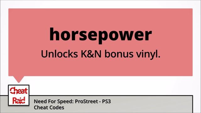 Need For Speed: ProStreet Cheat Codes | PS3 смотреть онлайн