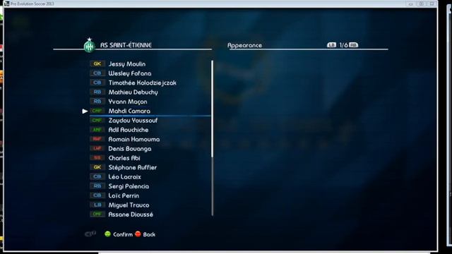 PES 2013 - AS Saint Etienne players season 20/21 смотреть онлайн