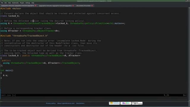 Live C++ coding: Applying threadsafe::ObjectTracker to cppgraphviz. смотреть онлайн