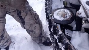 что бывает когда лень катки привязать на буране