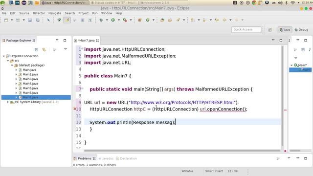 28 JAVA Networking Http & Https URL Connection смотреть онлайн