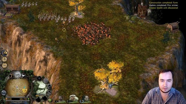 Рохану пехота не нужна BFME 2 ROTWK ENNORATH MOD смотреть онлайн