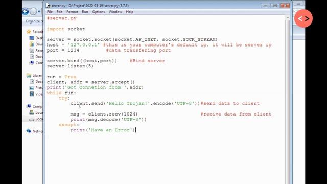 y2mate com How to Make a Trojan using Python and Remotely Shutdown смотреть онлайн