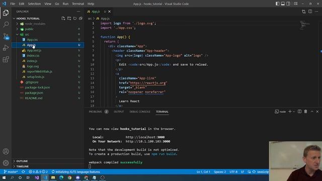 React Introduction - How to Install React in a local development environment смотреть онлайн