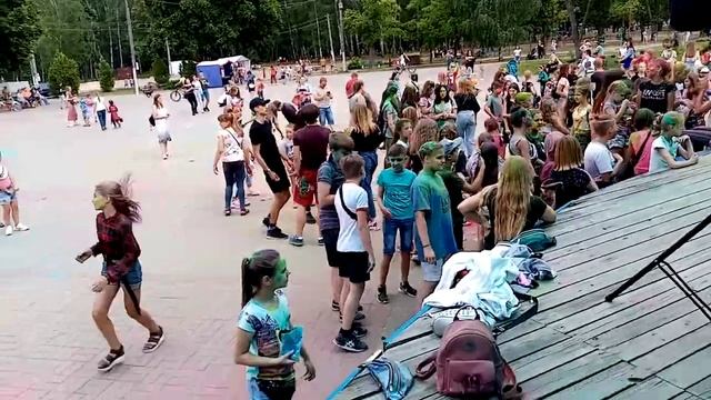 Краски холи в Осиповичах 25 июля 2020г смотреть онлайн