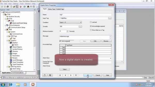 Introduction to FactoryTalk Alarming with FactoryTalk View SE