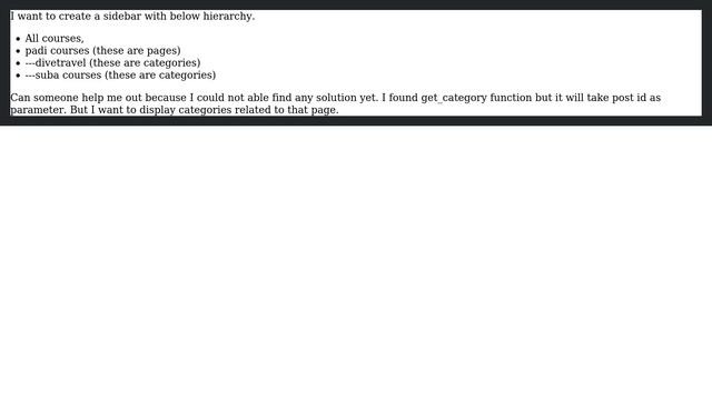 Wordpress: How to list categories by page id in wordpress? смотреть онлайн